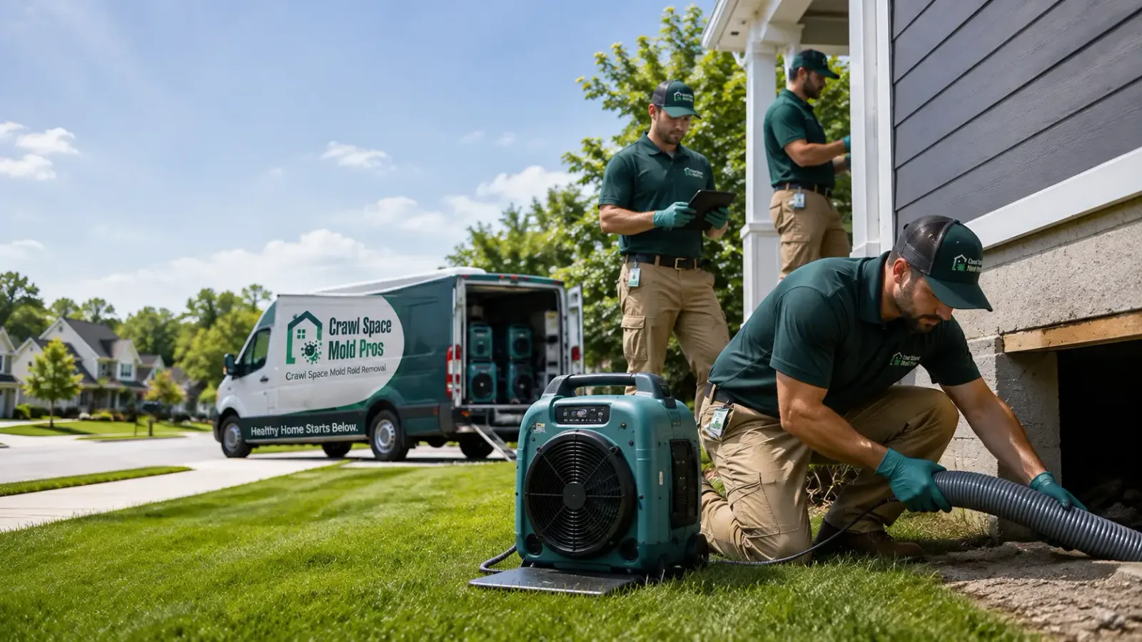 Crawl Space Mold Removal in Merced, CA